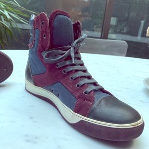 Lanvin hightop sneakers (nearly unworn)